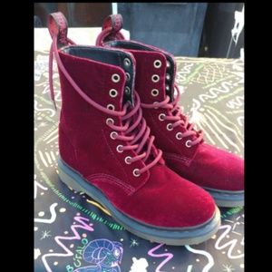 Gorgeous Burgundy Velvet Docs